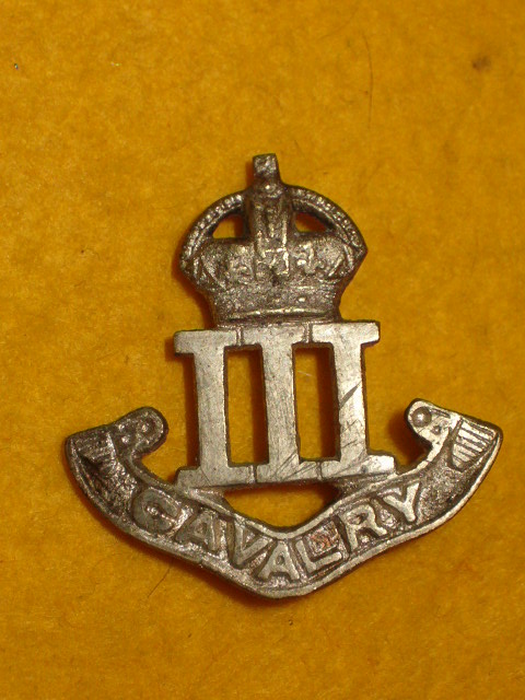 3rd Cavalry Cap Badge, 1922-1947